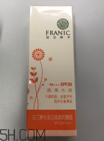 法蘭琳卡防曬霜好用嗎？法蘭琳卡防曬霜用法