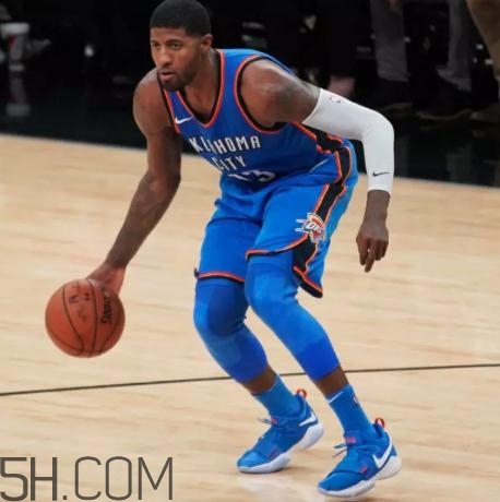 nike pg1 blue suede實(shí)物什么樣？