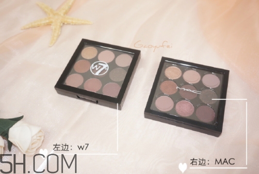 w7眼影盤怎么使用？英國(guó)w7九色眼影盤畫法步驟