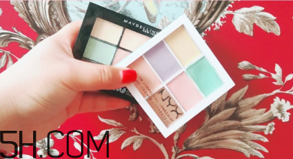 美寶蓮六色遮瑕盤好用嗎？nyx vs maybelline六色遮瑕盤對比