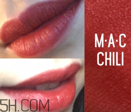 kat von d chula和mac chili一樣嗎？試色對比