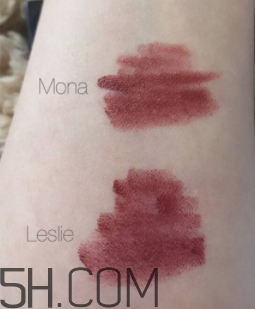 nars mona和leslie一樣嗎？nars mona和leslie試色對比