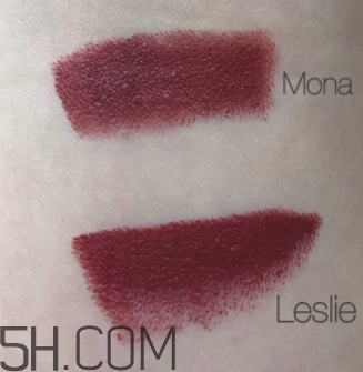 nars mona和leslie一樣嗎？nars mona和leslie試色對比