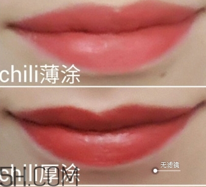 nars mona和mac chili顏色一樣嗎？nars mona和chili試色對(duì)比