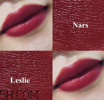 nars leslie張國榮色是什么顏色？nars leslie口紅試色
