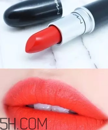 橘紅色口紅是什么顏色？橘紅色口紅試色效果圖