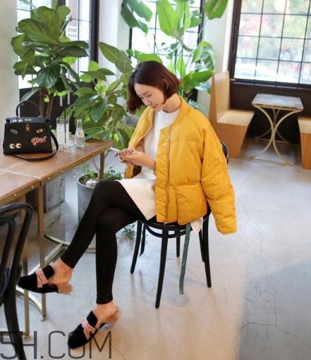 黃色棉服怎么搭配？黃色棉襖搭配圖片