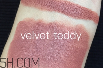 mac velvet teddy是什么顏色？mac velvet teddy試色
