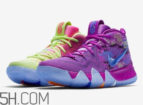 nike kyrie 4 multi color鴛鴦配色實(shí)物諜照什么樣？