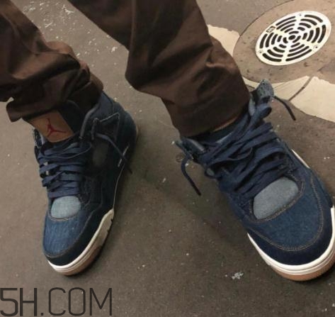 levis與air jordan 4聯(lián)名款實(shí)物什么樣_多少錢？