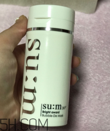 SUM37氣泡面膜能卸妝嗎？功能是什么？