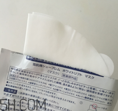 雪肌精純怡美白面膜薄不??？是蠶絲面膜嗎？