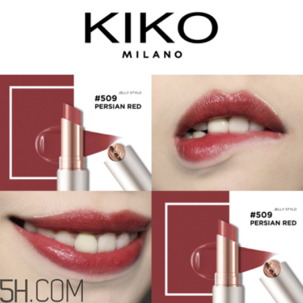 Kiko 17年新系列509試色 紅豆奶茶真人色號(hào)展示