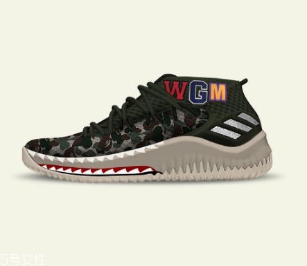 bape與adidas dame 4聯(lián)名有哪幾款_多少錢？