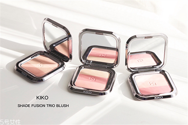 kiko三色腮紅好用嗎？kiko是阿瑪尼走秀的御用彩妝