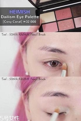 南瓜色眼影怎么畫？南瓜色眼妝畫法教程