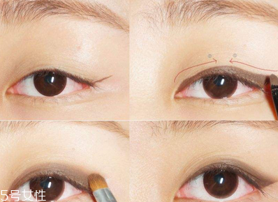 單眼皮怎么化大眼妝？媲美開眼角的大眼妝