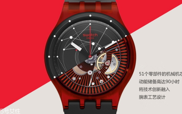 swatch手表怎么調日期和時間？