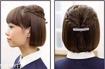 短發(fā)怎么做新娘造型？編發(fā)好看又簡單