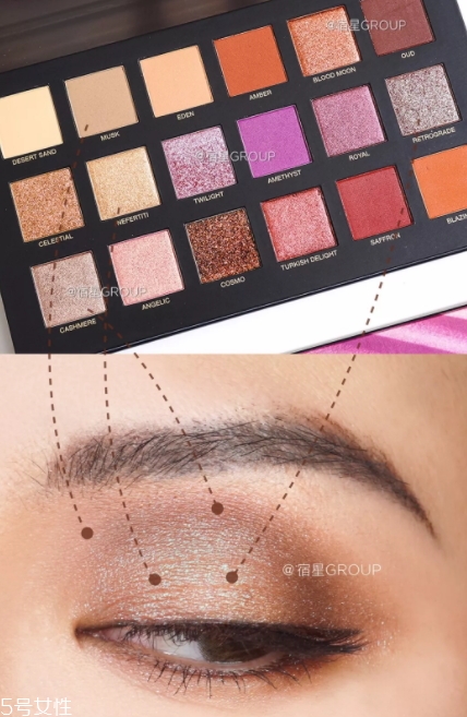 huda beauty沙漠盤怎么畫？油管大神一步步示范
