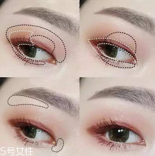 內(nèi)雙怎么畫眼影？使用啞光OR微珠光眼影