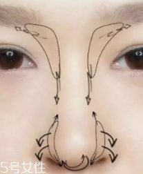 怎么把鼻梁畫高？小白都能駕馭的四步鼻梁修容法