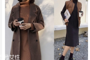 長(zhǎng)款毛衣怎么搭配外套？六款毛衣連衣裙怎么搭都好看