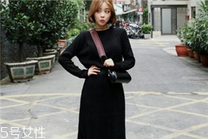 黑色針織裙配什么上衣好看？小女人溫柔氣質(zhì)盡顯