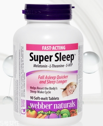 webber naturals褪黑素怎么吃？一覺睡到天亮