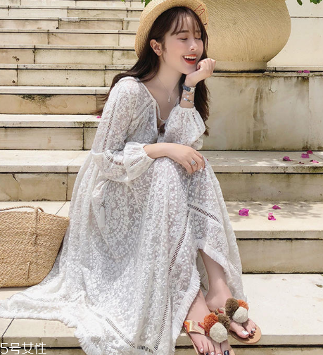 2022新款蕾絲連衣裙？回頭率超高的仙女裙