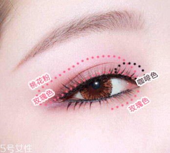 桃花妝用什么眼影好？3重色彩打造迷人眼妝