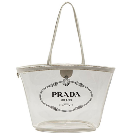 prada pvc塑料透明包多少錢？prada透明塑料包價格