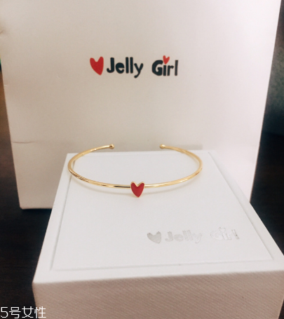 jelly girl愛心開口手鐲多少錢_在哪買？