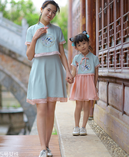 夏天母女裝怎么搭配？夏季母女裝搭配圖片