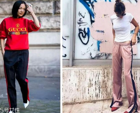 開叉褲子搭配什么上衣？開叉褲子搭配圖片