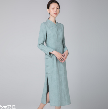 中國風連衣裙怎么搭配？中國風連衣裙搭配圖片
