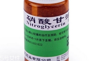 硝酸甘油能降心率嗎？心率高吃硝酸甘油可以嗎？