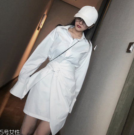 襯衫裙怎么穿好看？襯衫裙穿搭圖片
