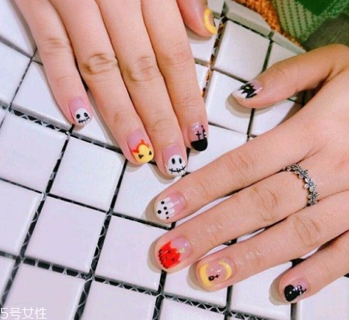 q版萬圣節(jié)美甲怎么做？q版萬圣節(jié)美甲教程