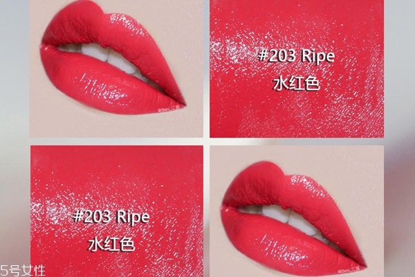 雅詩蘭黛303和203哪個(gè)好看 全新傾慕唇釉303和203對比圖