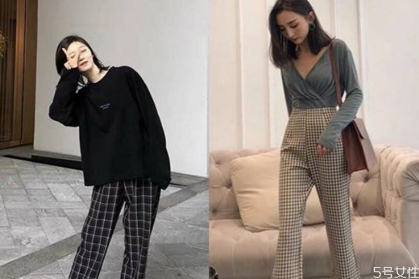 格紋褲子配什么鞋子 格紋褲單品推薦